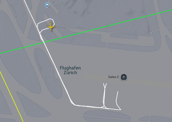 Swiss Flugzeug dreht um aggressiver Passagier