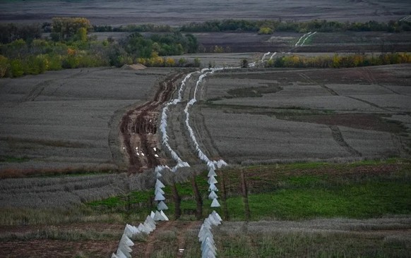 Die Wagner-Linie, ein System aus Panzersperren und Verteidigungsstellungen, soll ukrainische Vorstösse aufhalten.