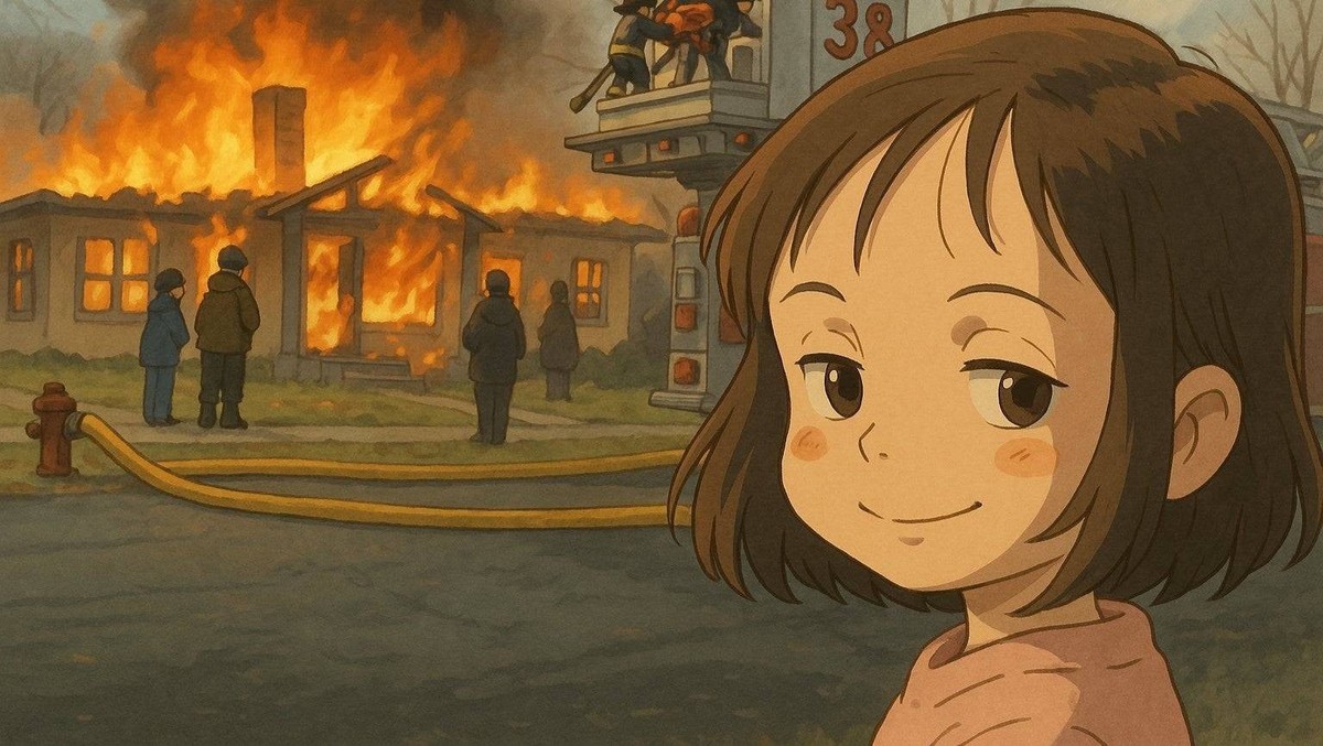 KI-generiertes Bild im Ghibli-Stil.