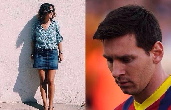 Messi Schatten Frau