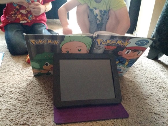 ipad als Büchstüzte