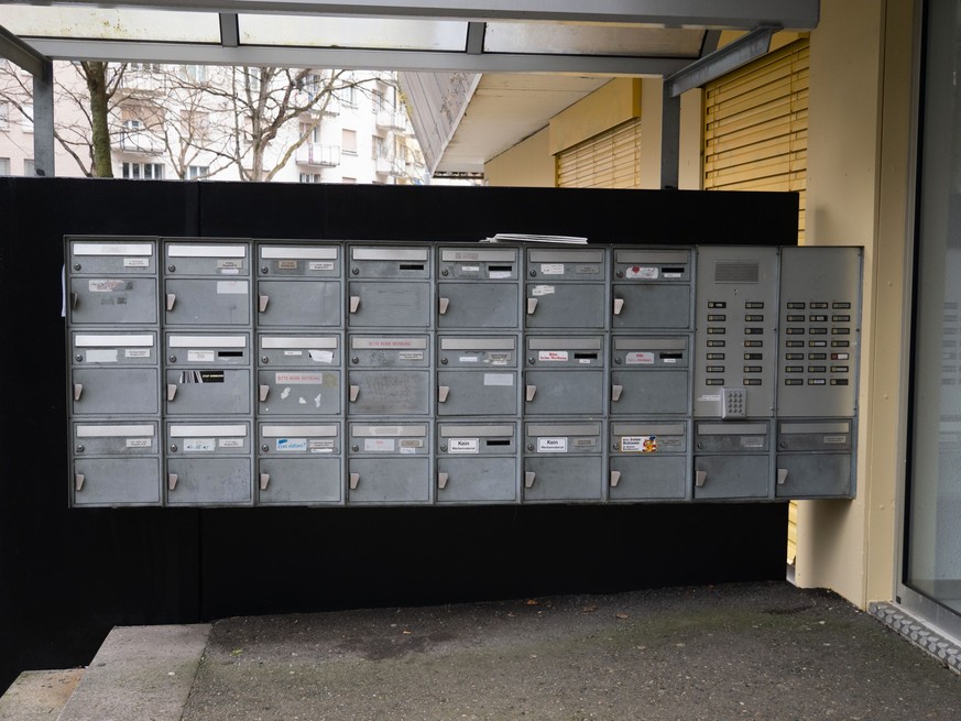 So sieht es bei den Sugus-Häusern ein Jahr nach der Kündigung durch Besitzerin und Erbin Regina Bachmann aus. (Aufnahmen vom 3. Dezember 2025)