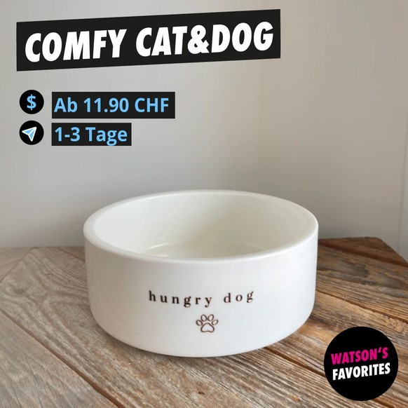 Die personalisierbaren Fressnäpfe von Comfy Cat &amp; Dog.