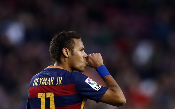 Neymar hat es zum ersten Mal unter die ersten drei geschafft.