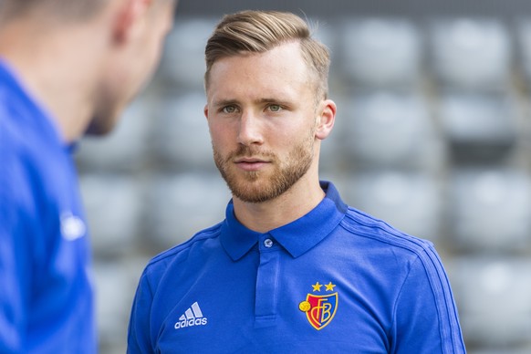 Basel&#039;s Silvan Widmer, during a friendly soccer match of the international Uhrencup tournament between Switzerland&#039;s FC Basel and Nederland&#039;s Feyernoord Rotterdam at the Tissot Arena in ...