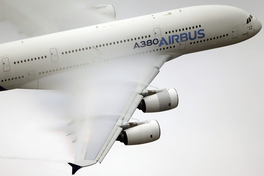 Der grösste Passagierjet der Welt, der A380 von Airbus.