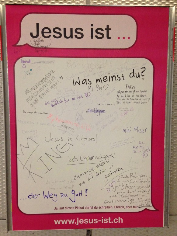 Jesus ist ...
jesus-ist.ch