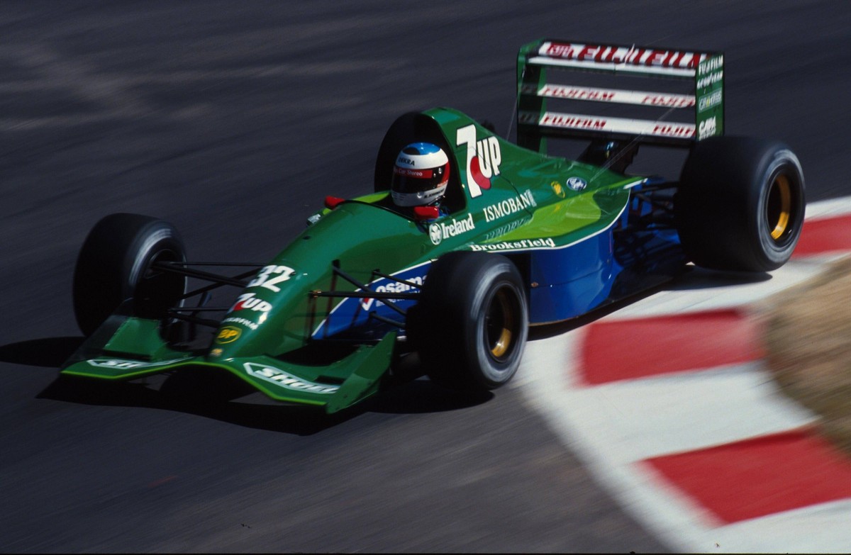 Michael Schumacher GER Jordan 191, qualified a fantastic 7th for his first F1 race...Belgian Grand Prix, Spa, 25 August 1991 Copyright: xSuttonxMotorsportsx