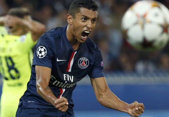 Gegen Barça noch erfolgreich, heute verletzt: Marquinhos.