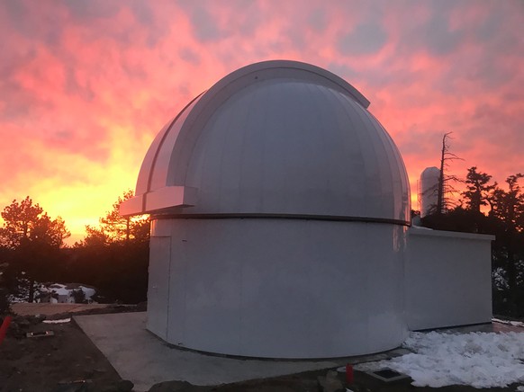 Die Kuppel im National Astronomical Observatory of Mexico in San Pedro M