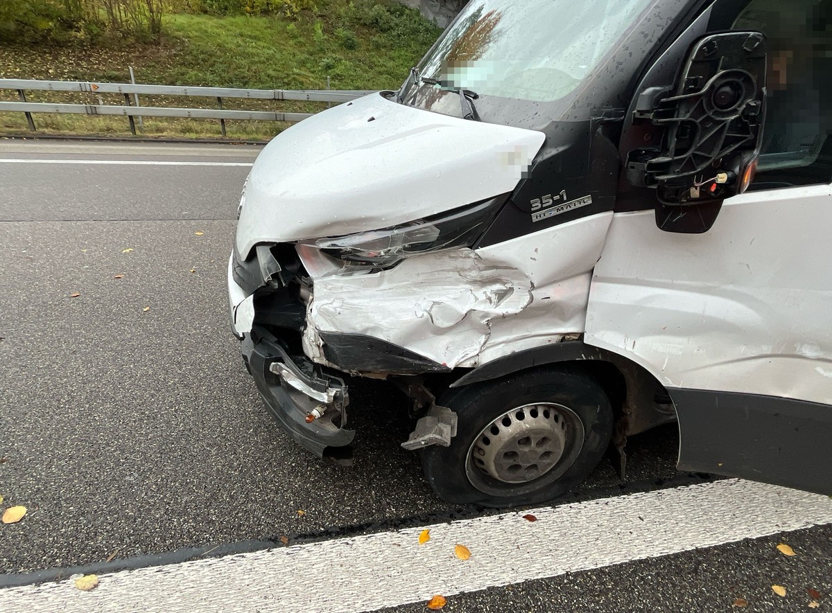 Auffahrunfall Subingen