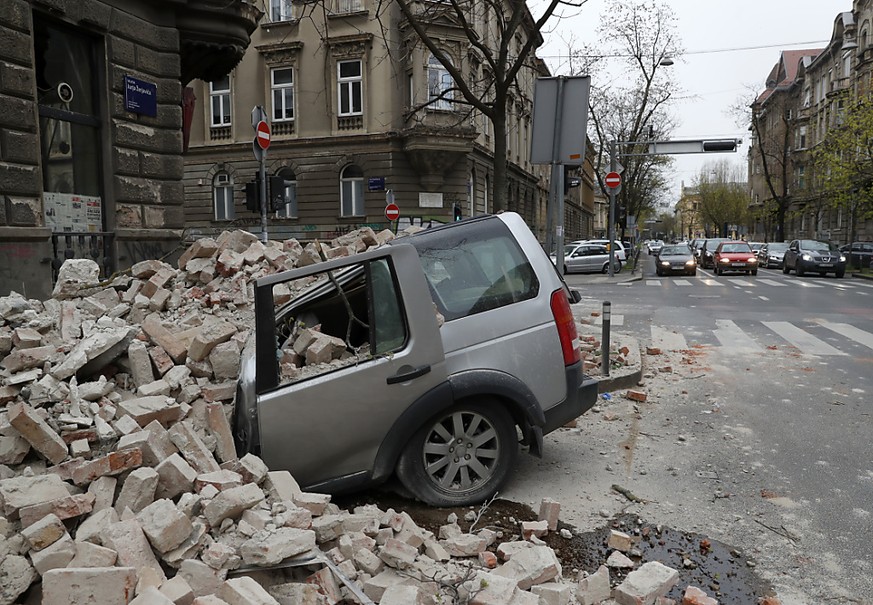Erdbeben wie hier in Zagreb k