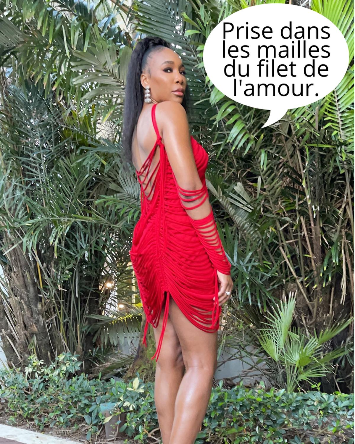 Attention, ceci est une bulle fiction, Venus Williams n'a pas vraiment dit ça (mais on aurait adoré).
