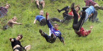 Ich war am Cooper's Hill Cheese Rolling ... und OMG, WAR DAS GEIL