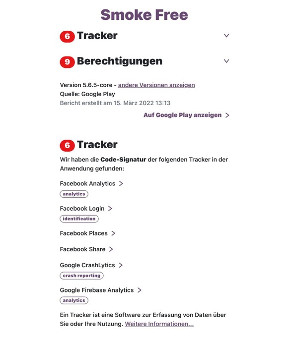 10 nützliche Apps und Gadgets, die wirklich was für deine Gesundheit tun können\nNur schnell eine App nachgeschaut. Dies ist dass Resultat!