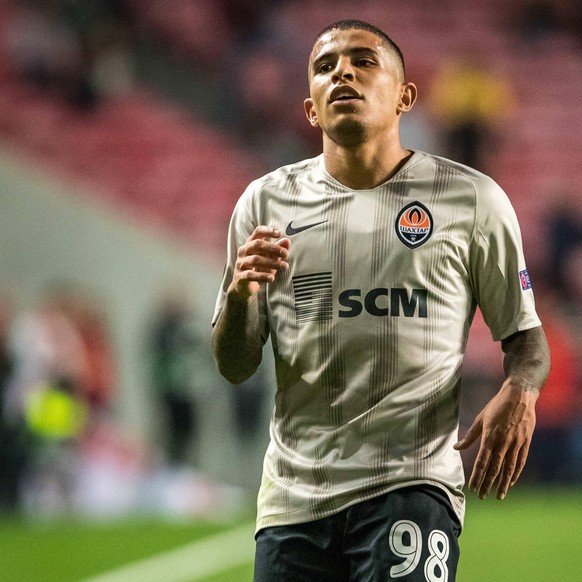 February 27, 2020, Lisbon, Portugal: Domilson Cordeiro dos Santos Dodo of FC Shakhtar Donetsk seen in action during the UEFA Europa League 2nd leg of Round of 32 match between Benfica and Shakhtar Don ...