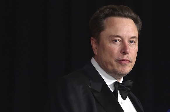 FILE - Elon Musk arrives at an event in Los Angeles, April 13, 2024. The Tesla CEO announced Tuesday, July 23, 2024, that the company&#039;s plans to build an electric car plant in northern Mexico are ...