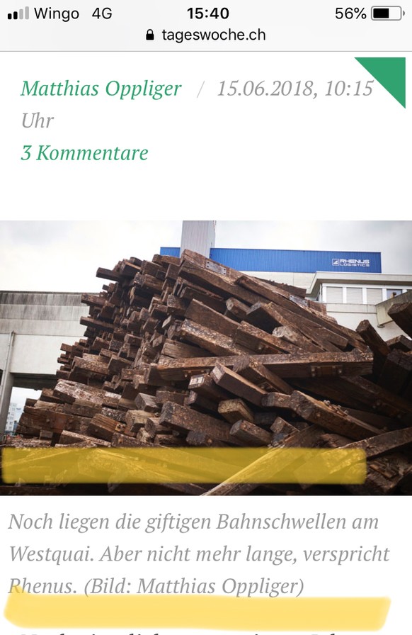 Riesige Rauchwolke über Basel – Holzlager brennt
Rhenus Alpina hat vor einem Jahr versprochen die Bahnschwellen zu entsorgen und jetzt das Versprechen wohl unkonventionell eingelöst.

https://tagesw ...