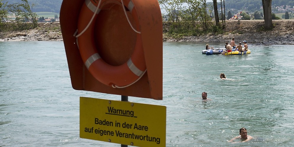 Die Aare ist sehr beliebt, birgt aber auch Gefahren.