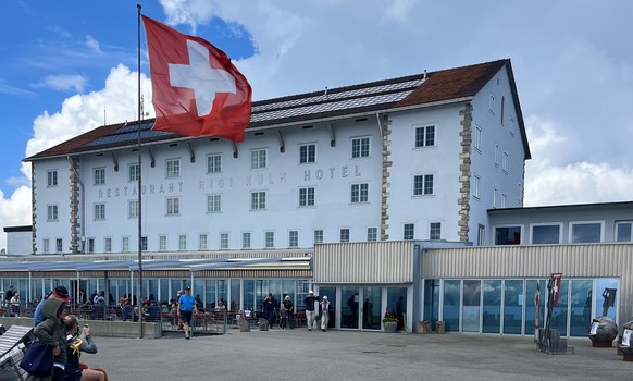 Rigi Kulm Hotel, erstes Gipfelhotel der Schweiz Schweiz der Rekorde