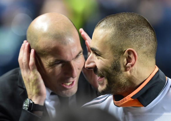 Zidane hat grossen Einfluss auf Benzema.