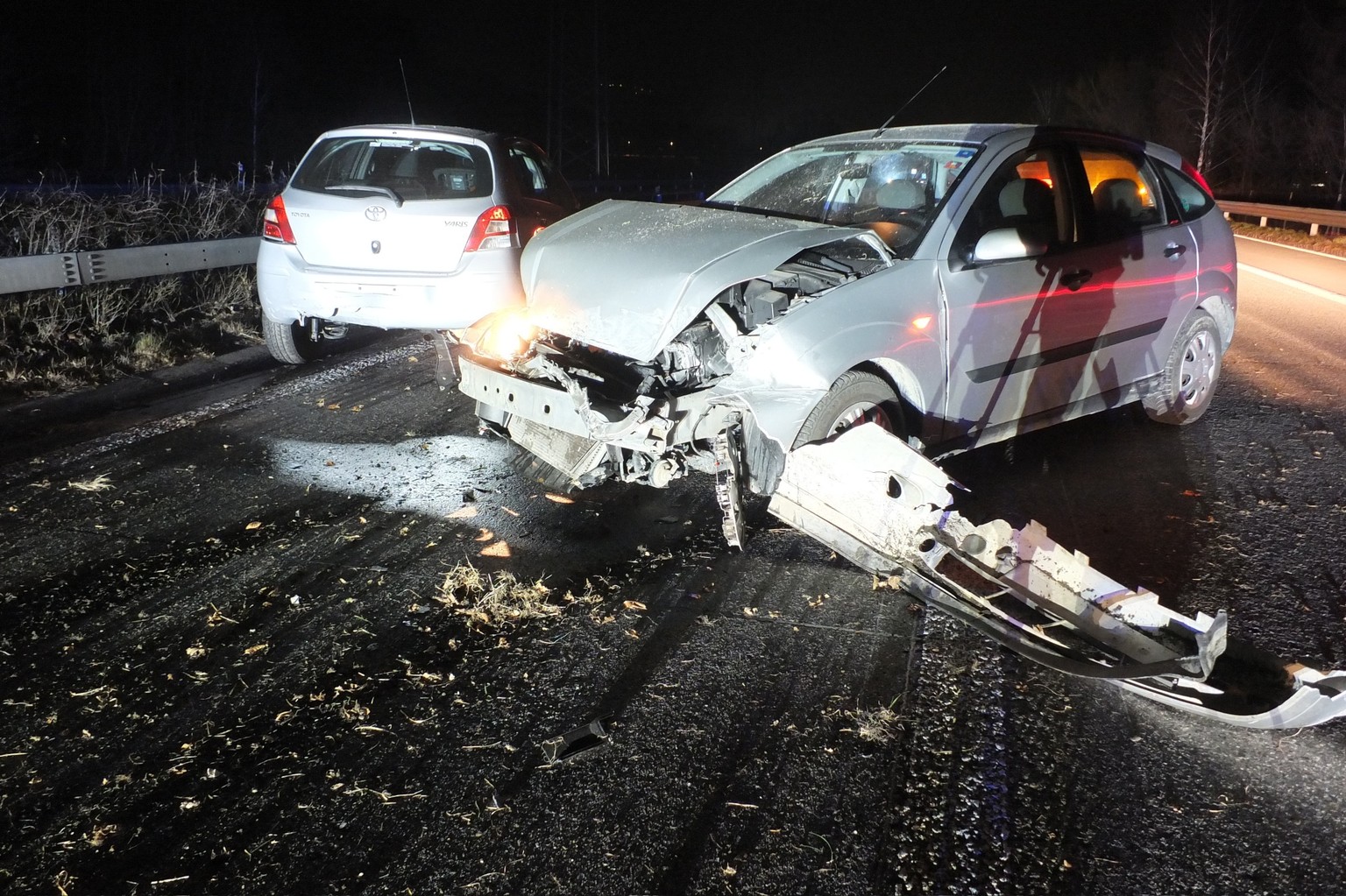 Sieht krass aus, bei diesem Unfall am 9. März 2015 im Kanton St.Gallen&nbsp;gab es aber nur eine Leichtverletzte.