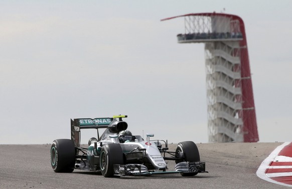Formula One F1 - U.S. Grand Prix - Circuit of the Americas, Austin, Texas, U.S., 23/10/16. Mercedes&#039; Nico Rosberg of Germany competes. REUTERS/Adrees Latif