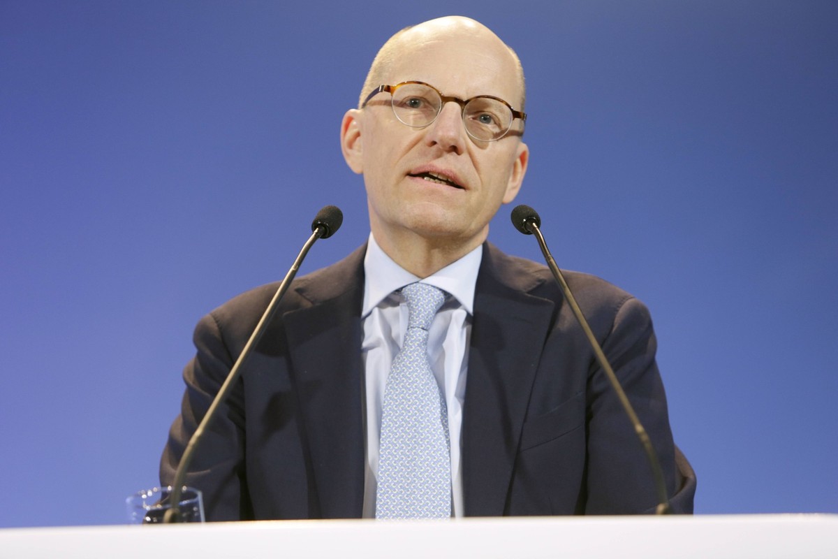 Prof. Dr. med. Cornel Sieber (GER/Vorsitzender Deutsche Gesellschaft f�r Innere Medizin (DGIM), Institut f�r Biomedizin des Alterns) auf dem Deutschen Pflegetag am 15.03.2018 in Berlin, Deutschland xD ...
