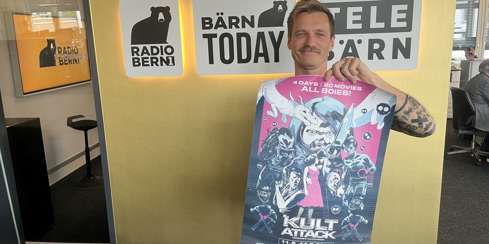 Ronny Kupferschmid beim Besuch in der BärnToday-Redaktion.