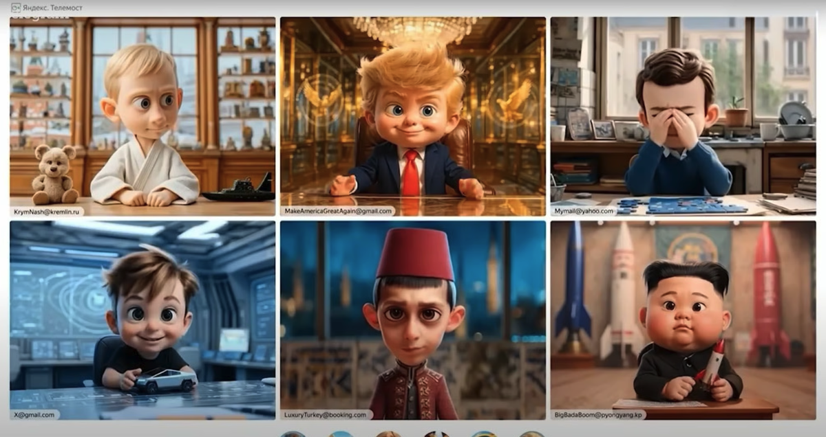 Russische Propagande Kinder-Serie "Sandkasten" KI