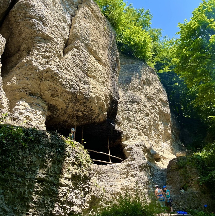 Höhlen Hohlenstein Sitterdorf Zihlschlacht Rauszeit Höhlene Thurgau