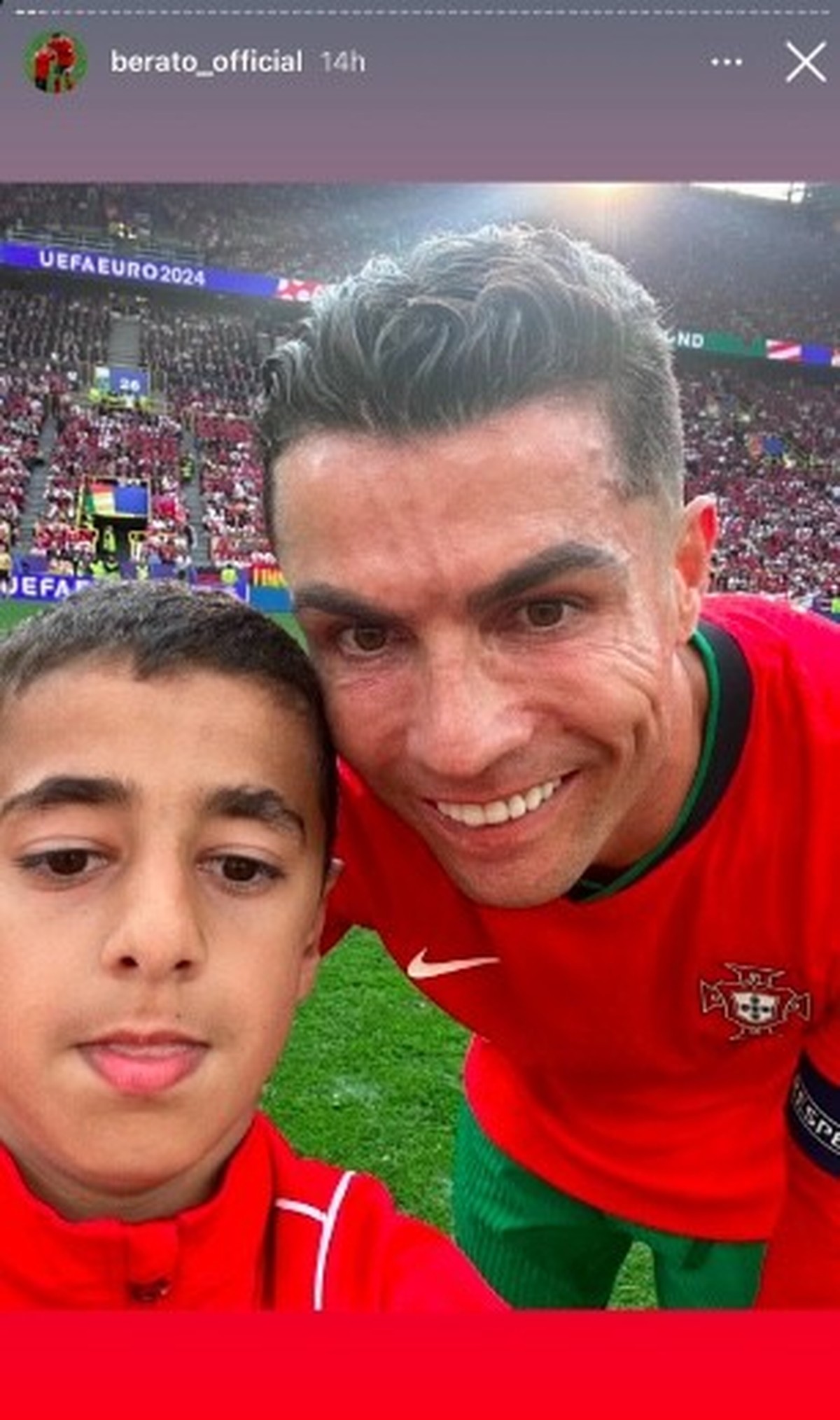 Berat Ronaldo Selfie EM 2024
