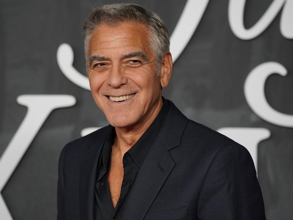 George Clooney arrives at the premiere of "Jay Kelly" on Tuesday, Nov. 11, 2025, at The Egyptian Theater Hollywood in Los Angeles. (Photo by Jordan Strauss/Invision/AP)
George Clooney