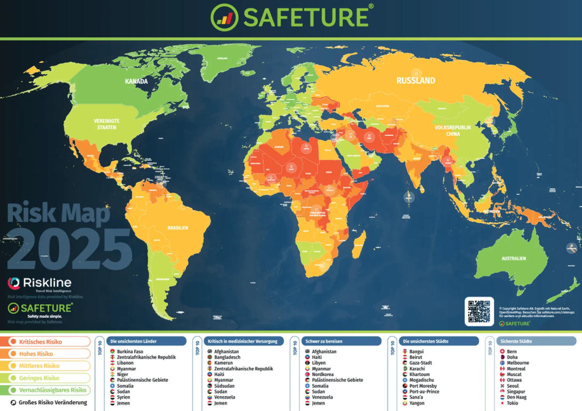 map safeture travel risk