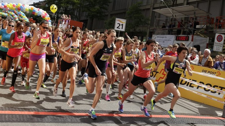 Noch nie so viele Teilnehmerinnen: Mehr als 15'000 Läuferinnen waren am Wochenende am Start.