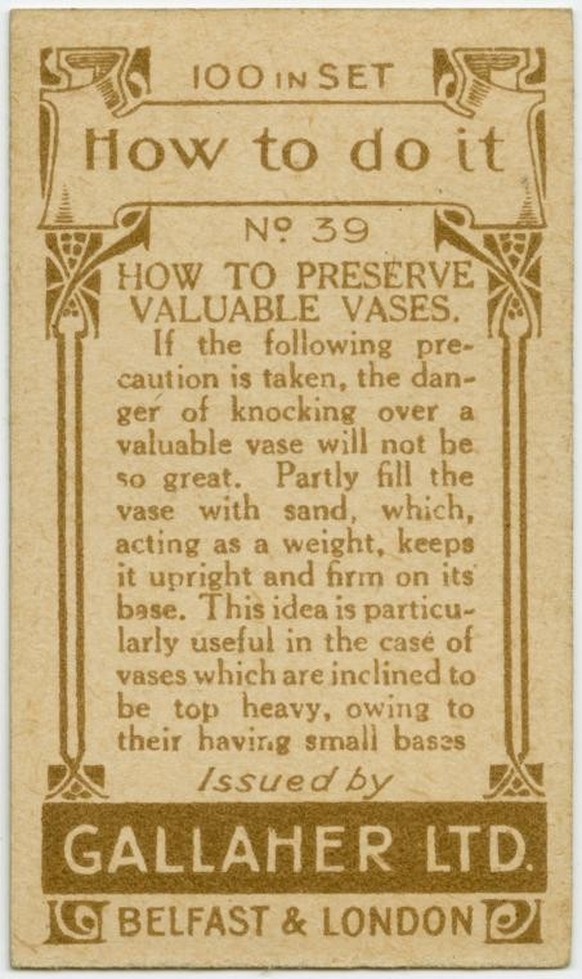 Gallaher-Lifehacks: Wie man wertvolle Vasen konserviert
https://digitalcollections.nypl.org/items/510d47e4-7a66-a3d9-e040-e00a18064a99