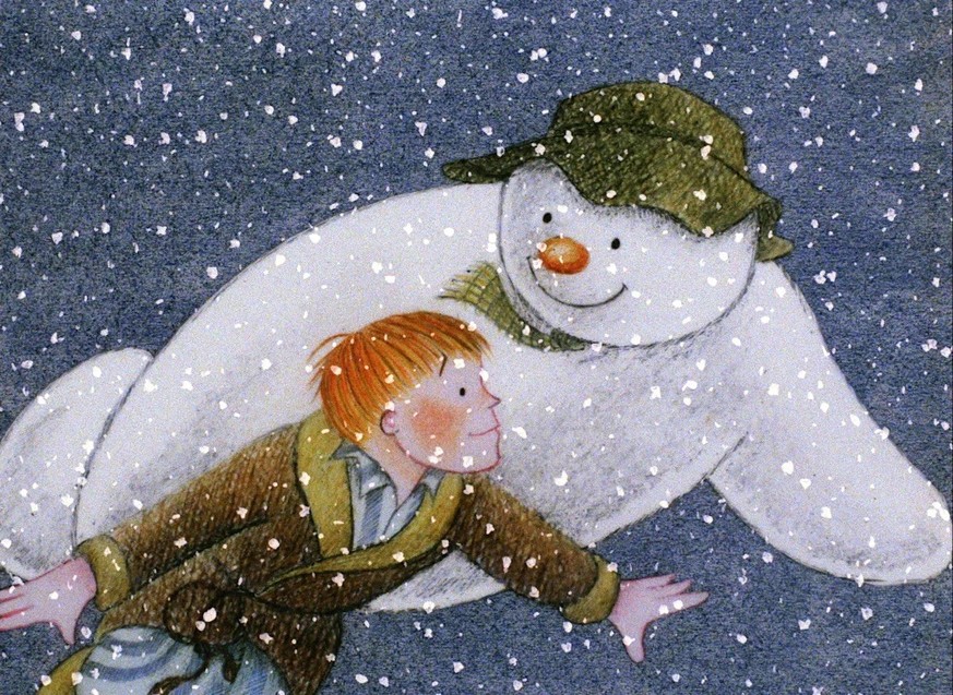 Raymond Briggs "The Snowman" TV film 1982 Aardman 
https://en.wikipedia.org/wiki/Raymond_Briggs