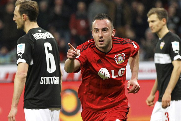 Gegen den VfB Stuttgart gelingt Josip Drmic kurz vor der Nati-Pause ein Doppelpack.