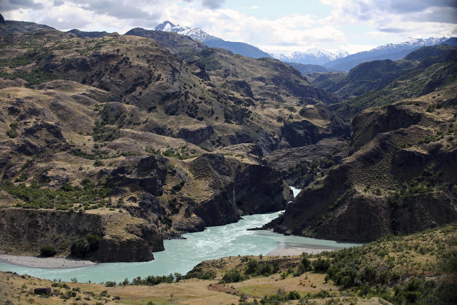 Auf den Flüssen Patagoniens hätten die fünf Dämme gebaut werden sollen.