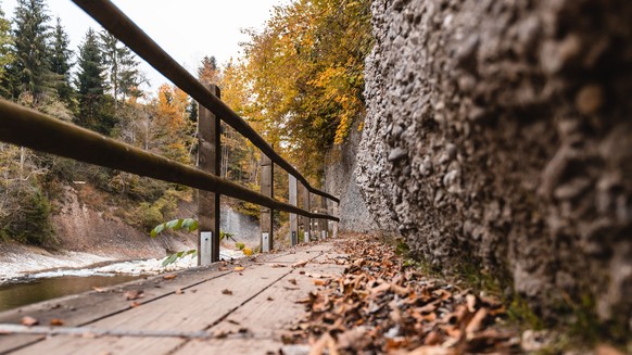 Emmenuferweg zwischen Schüpfheim und Hasle. Blog-Beitrag vom November 2020 von Fabienne Felder.