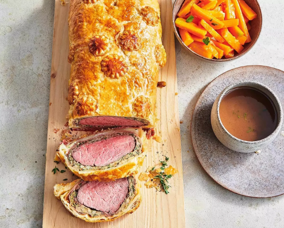 Fillet Welington mit schöner Verzierung.