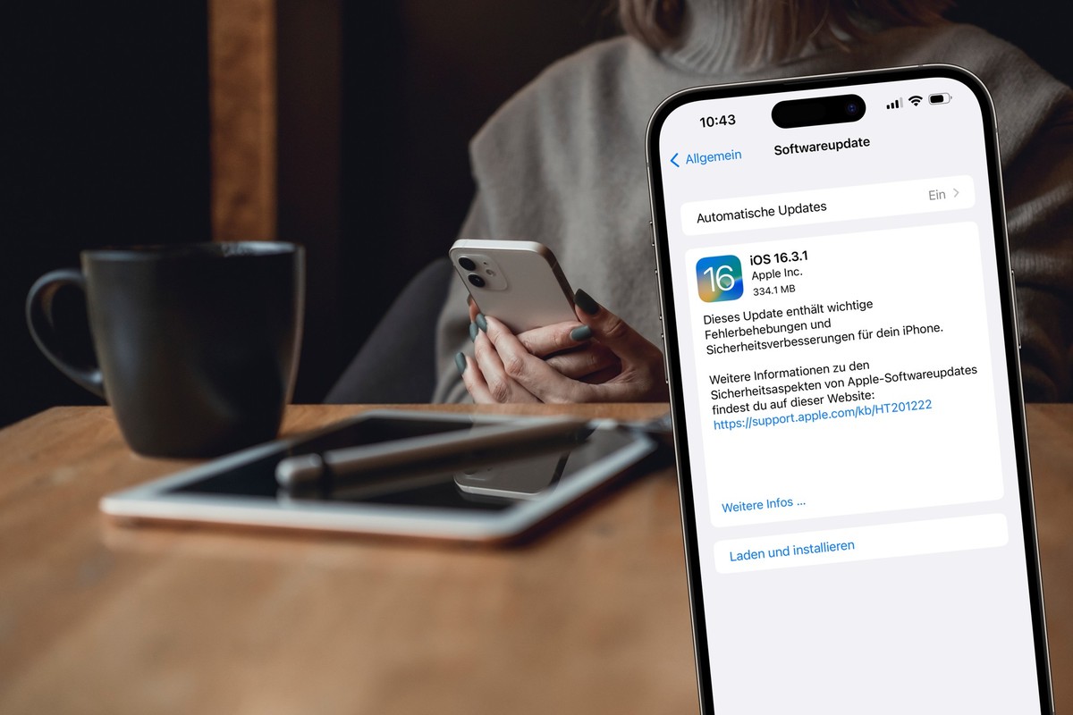 Notfall-Update iOS 16.3.1 fürs iPhone.