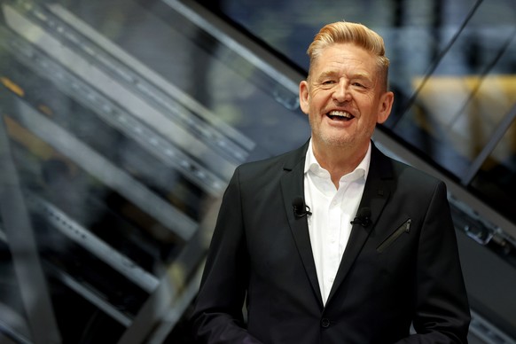 epa11233572 Seat and Cupra CEO Wayne Griffiths addresses a press conference to announce that Seat carmaker achieved an after-tax profits of 548 million euro, compared to 68 million obtained in the sam ...