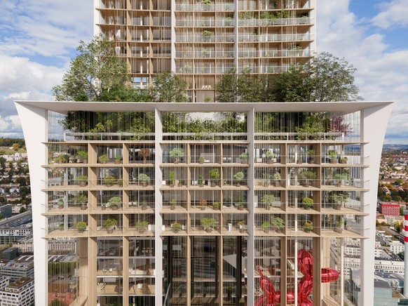 Elysium Hochhaus Projekt Zürich