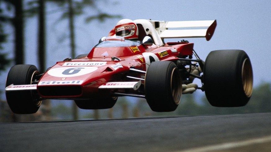 Bildbeschreibung:
1971 German GP NüRBURGRING, GERMANY - AUGUST 01: Clay Regazzoni, Ferrari 312B2 during the German GP at Nürburgring on August 01, 1971 in Nürburgring, Germany. PUBLICATIONxINxGERxSUIx ...