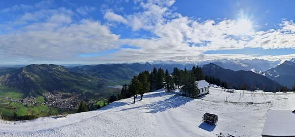 Rigi Scheidegg Webcam 3. November 2025 Sonne
