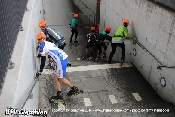 TENERO-BIASCA, 11.06.2016 - Auf der Inlinestrecke ueber 40 km und 140 Hm von Tenero nach Biasca am Sabato Ticinese am Gigathlon 2016. 

copyright by gigathlon.ch &amp; www.steineggerpix.com / photo  ...