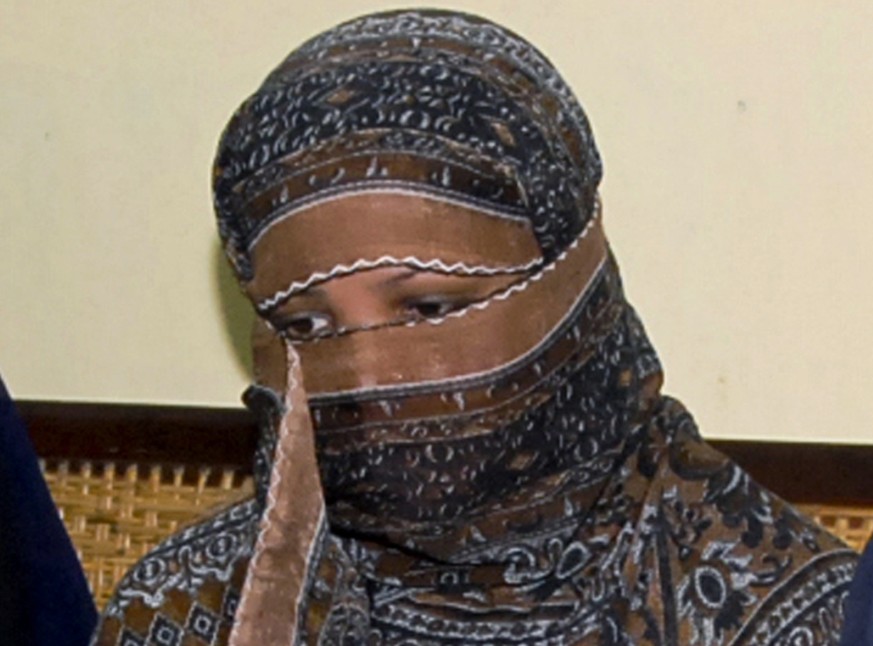 Die in Pakistan der Todesstrafe entgangene Christin Asia Bibi im Jahr 2010 im Gefängnis.