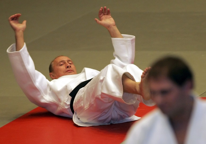 Wladimir Putin trägt den Schwarzen Gürtel im Judo.&nbsp;