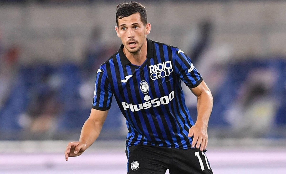 Remo Freuler of Atalanta BC reacts during the Serie A football match between SS Lazio and Atalanta BC at Olimpico Stadium in Roma Italy, September 30th, 2020. Photo Antonietta Baldassarre / Insidefoto ...